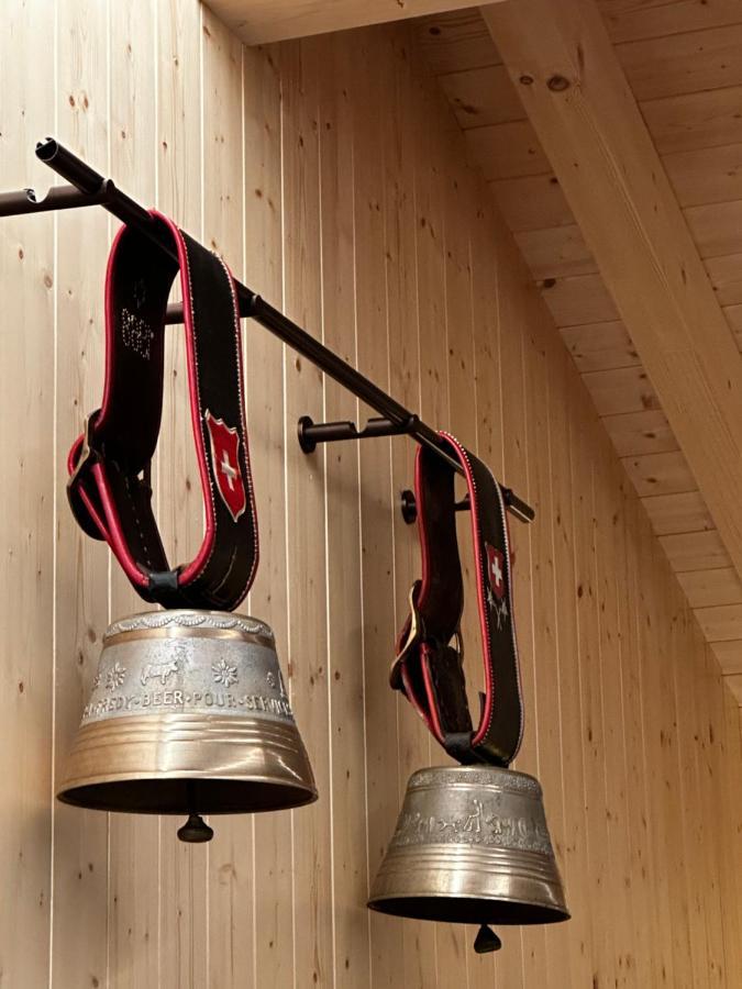Chambres D'Hotes Les Louettes A Sapinhaut Canton Du Valais Saxon Kültér fotó