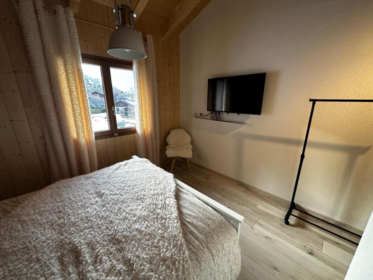 Chambres D'Hotes Les Louettes A Sapinhaut Canton Du Valais Saxon Kültér fotó